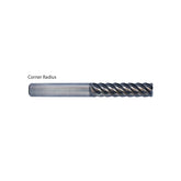 Square GMH72,  Carbide, 6 Flute Chip Splitter V7 PLUS A  END MILLS